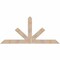 Ekena Millwork Saratoga Smooth Timber Gable Bracket, Douglas Fir, 84"W x 38"H x 5 1/2"D x 5 1/2"F, 11/12 Pitch GBW084X38X0606SAR00SDF - alternate 1